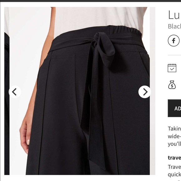 Lululemon black noir pant size 4 - Picture 2 of 5